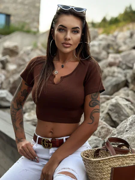 Top Mayflies brązowy