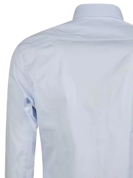 Gulerat lung cămașă Zegna albastru