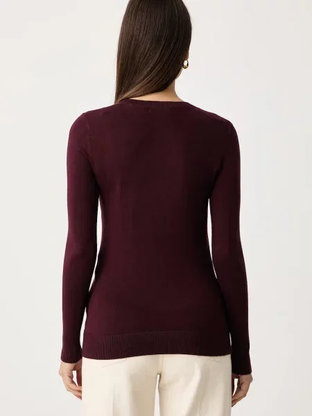 Guess Sweter Bordowy