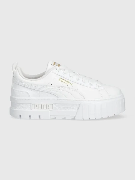Pantofi Puma din piele alb