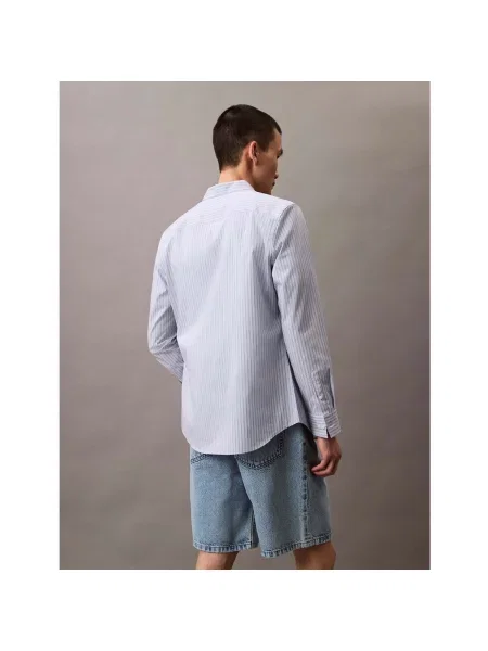Pantaloni Calvin Klein Jeans albastru