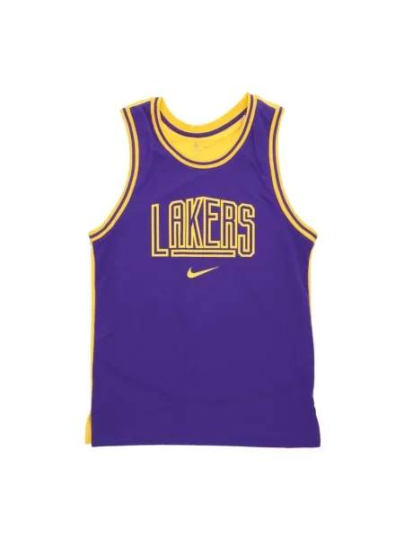 Koszulka sportowa Nike bez rękawów fioletowa