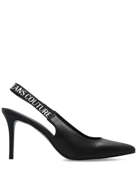 Pantofi cu toc Versace Jeans Couture negru