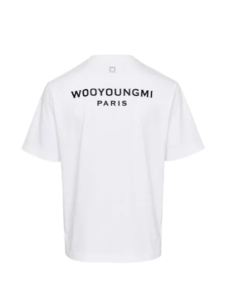 Tricou Wooyoungmi cu imagine alb