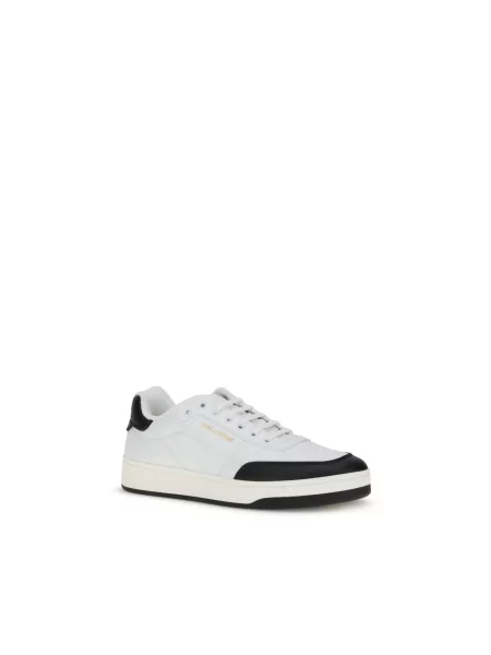 Sneakersy Saint Laurent skórzane białe