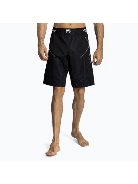 Spodenki treningowe Venum X Tekken 8 Jin Kazama Fight Shorts blue/black/white białe