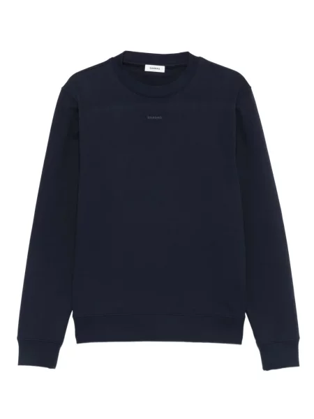 Hanorac crewneck Sandro albastru