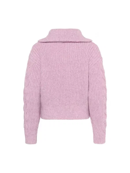 Sweter z golfem Saint Tropez do golfa fioletowy