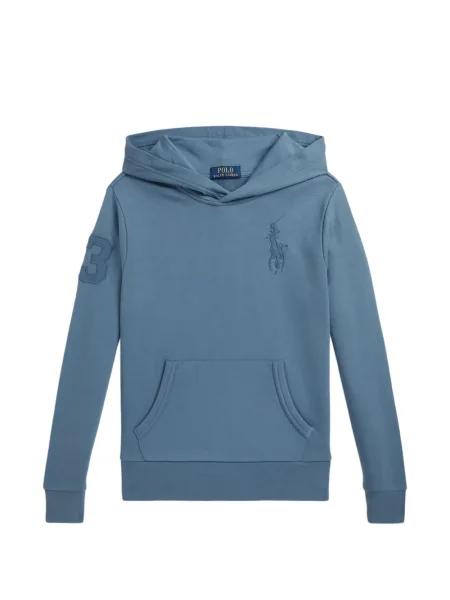 Bluza z kapturem dziecięca Polo Ralph Lauren niebieska