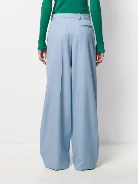Pantaloni Nina Ricci albastru