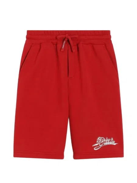 Bermudy dziecięce Dolce And Gabbana czerwone