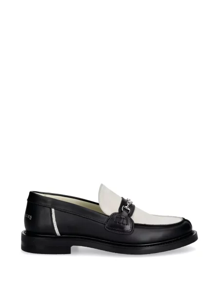 Pantofi loafer Filling Pieces cu autograf negru