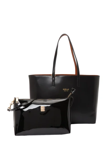 REPLAY Shopper torba crna
