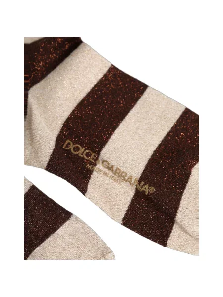 Skarpety Dolce And Gabbana brązowe