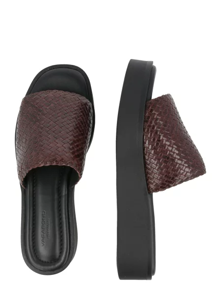 VAGABOND SHOEMAKERS Šľapky DANYA gaštanová hnedá