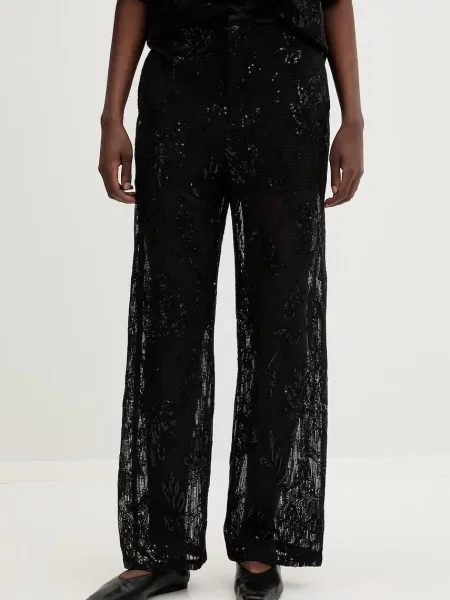 Isabelle Blanche pantaloni pentru femei din negru
