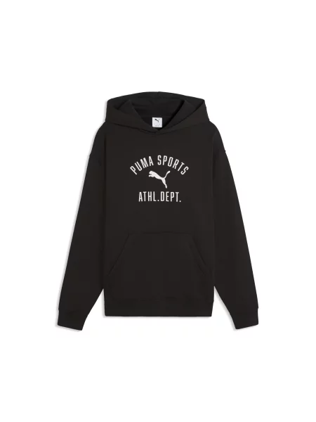PUMA dzianinowa bluza Varsity z kapturem Odzież S czarny