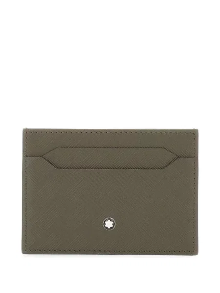 Portofel Montblanc din piele verde