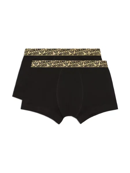 Bokserki Emporio Armani Underwear z paskiem czarne