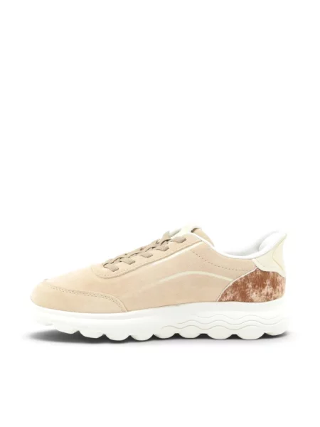 Sneakersy Geox skórzane beżowe