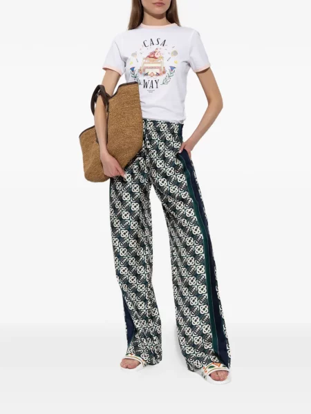 Tricou Casablanca cu imagine alb