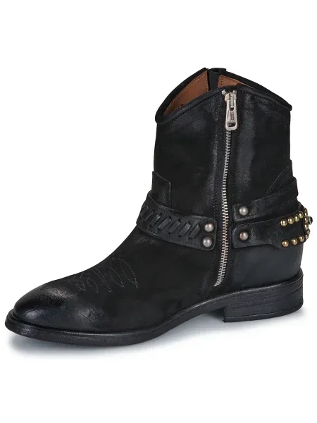 Pantofi Airstep / A.s.98 cu cataramă negru