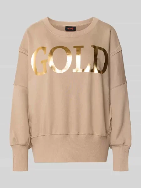 Bluza o kroju oversized z czystej bawełny z nadrukiem z napisem Miss Goodlife