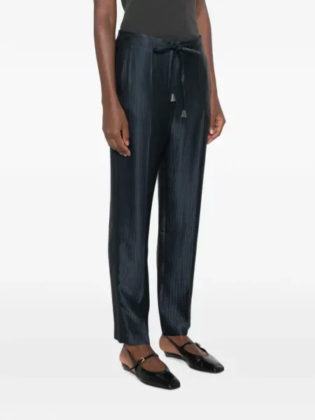 Pantaloni Giorgio Armani cu cordon albastru