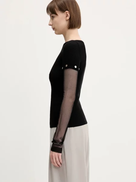Πουλόβερ Sportmax Alcide μαύρο