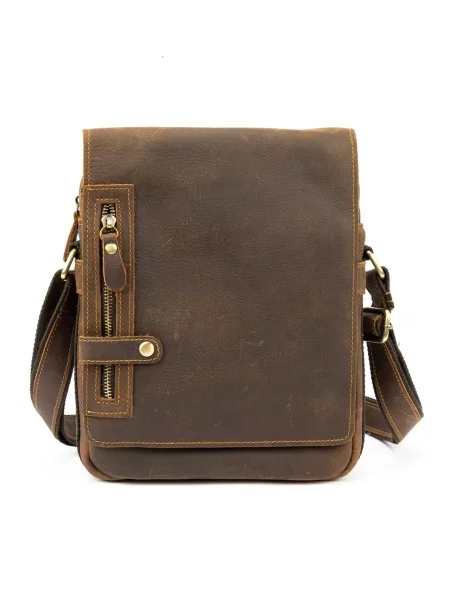 RoyalBag Мессенджер Шкіра коричневий