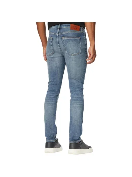 Blugi Calvin Klein Jeans albastru