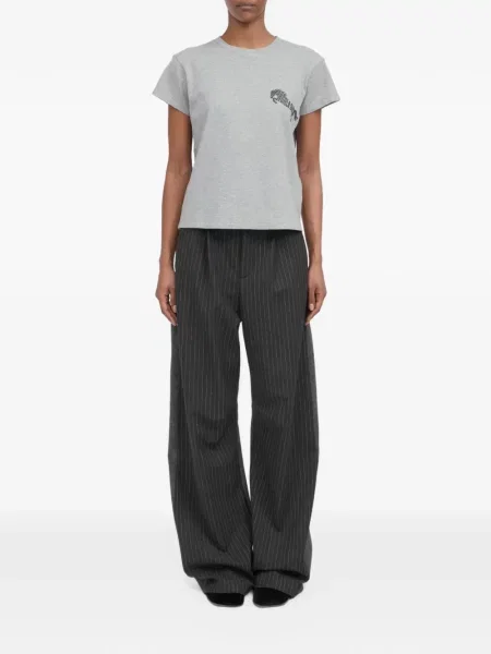 Μπλούζα Mm6 Maison Margiela με σχέδιο γκρι