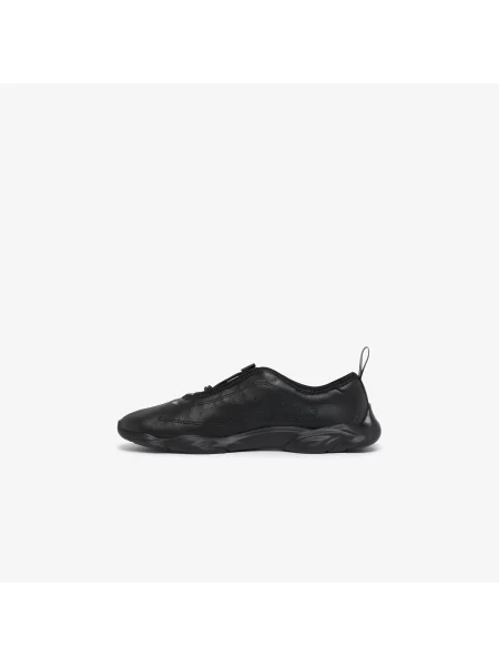 Lacoste Skórzane Sneakersy Tennis Ballerina czarne
