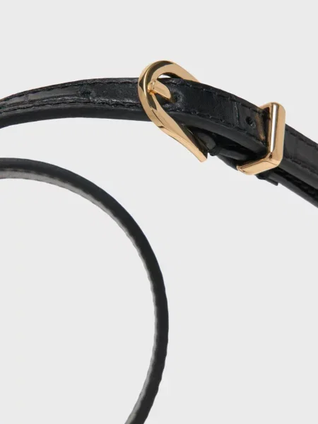 Кожаный ремень Maje черный