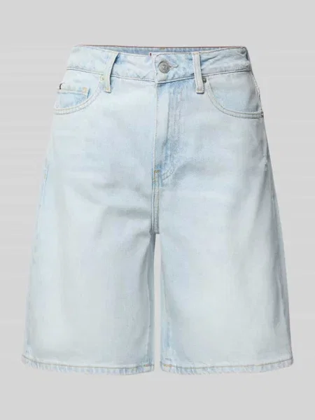 Szorty jeansowe o kroju relaxed fit z mieszanki bawełny i lyocellu