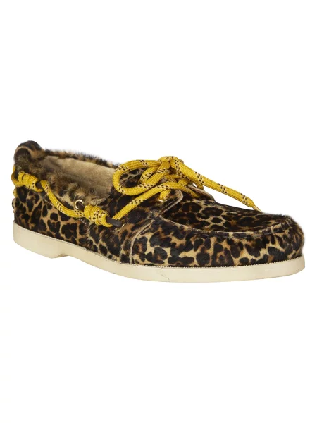 Półbuty Golden Goose w panterkę brązowe