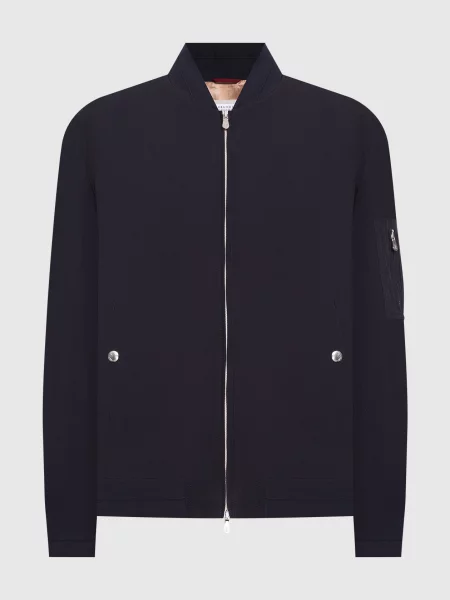 Бомбер Brunello Cucinelli синій