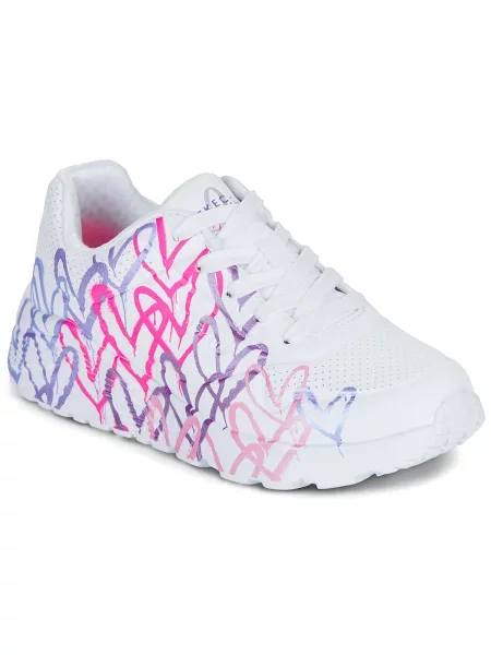 Pantofi copii Skechers alb