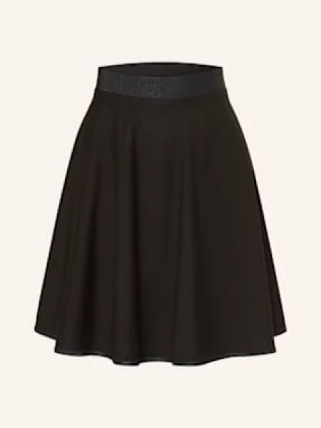 Boss Spódnica Z Dżerseju Vetira schwarz czarna