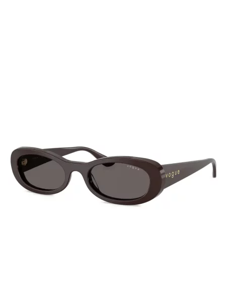 Ovalne sunčane naočale Vogue Eyewear smeđa