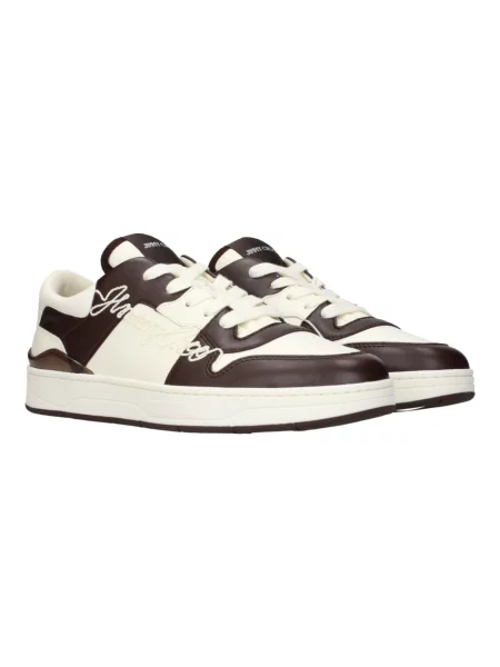 Sneakersy Jimmy Choo skórzane beżowe