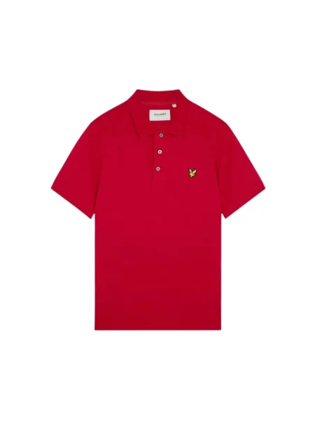 Koszulka polo Lyle & Scott czerwona