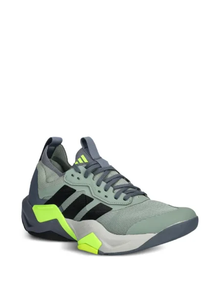 Trening Adidas alergare cu glugă cu broderie gri