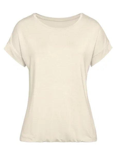 VIVANCE Tricou / verde bej