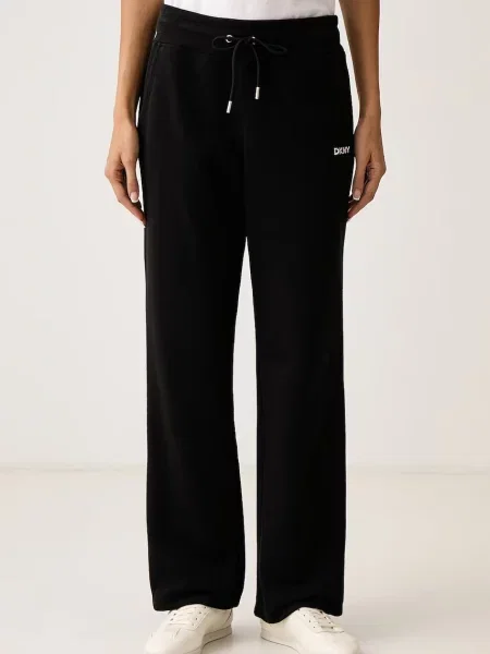 DKNY pantaloni de trening pentru femei cu negru