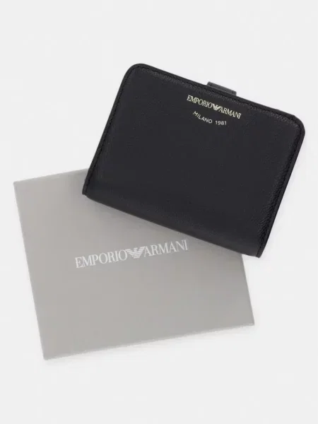 Шкіряний гаманець Emporio Armani