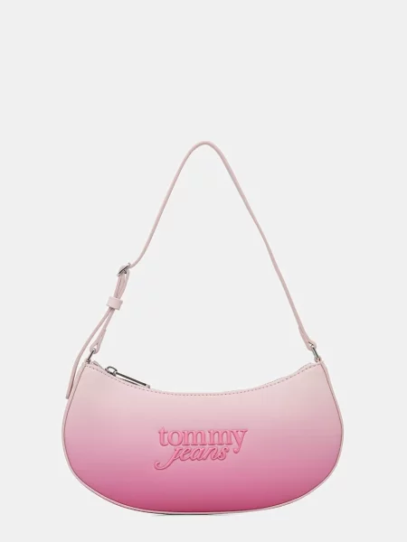 Tommy Jeans geantă shopper pentru femei cu imitație de piele roz