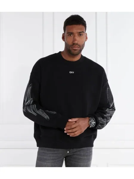 OFF-WHITE Hanorac alb