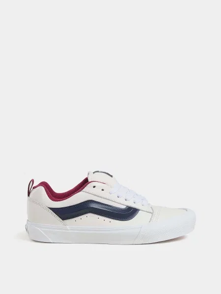 Кожаные кеды Vans белые