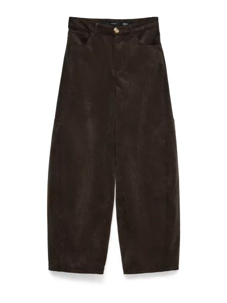 VERO MODA Pantaloni VMKAITLIN închis maro